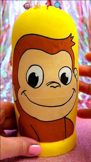 ASMR UNBOXING Curious George Nostalgic Nesting Dolls Review ❤️#shorts #asmr #trending #viral #fyp