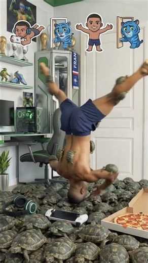 Mbappe Wasn't Playing To Game Console #kpopdemonhunters #cosplay