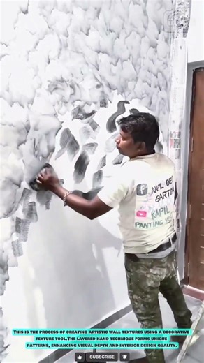 Decorative Texture Tool: Artistic Layered Wall Pattern Finishing Technique