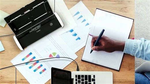 Canon imageFORMULA R10 Portable Scanner: Fast Duplex Scanning