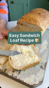 SAVE this @julietsear SANDWICH LOAF RECIPE 🍞 TAG a friend who LOVES BREAD ✨✨ 👩‍🍳 A few store cupboard ingredients 🥣 easy, cheap to make, wholesome 💛 warm squishy bread, homemade and natural Ingredients 500g very strong white bread flour, plus extra for dusting 10g fine sea salt 1 sachet of easy bake dried yeast 2 tbsp olive oil 325ml warm water Method Put the ingredients in a big mixing bowl and bring the dough together until fully combined: use a spoon or your hands Leave to rise up in the
