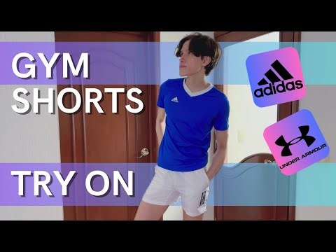 Adidas and Under Armour Gym Shorts Try-On Haul | This Is What I Wear At The Gym 🐰 [Reuploaded]