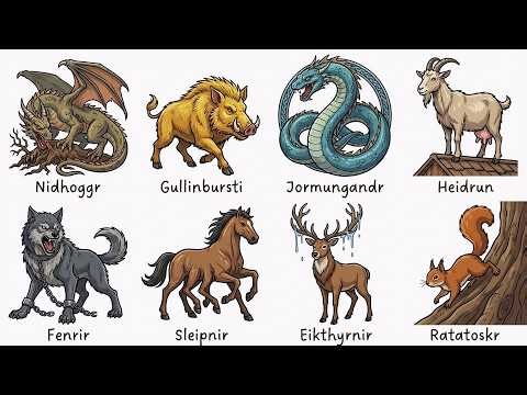 Every Mythical Creature from Norse Mythology Explained in 20 Minutes