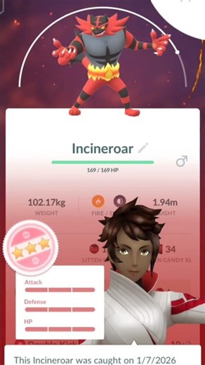 🔥 I Evolved a 100% IV INCINEROAR in Pokémon GO 😱 | HUNDO Evolution #shorts