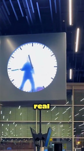 He works inside a clock