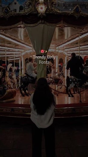 trendy girly fonts! 🤍✨