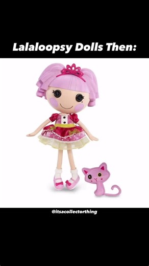 ⁎︎✩︎♡︎Selena♡︎✩︎⁎︎ on Instagram: "This is showing no hate to any generation of Lalaloopsy and it’s dolls! I love them all, I simply wanted to show the evolution of their designs! I just favorite the older dolls designs more but I still care for all of them! - - - Which Lalaloopsy dolls did you have as a kid??! - - - 🧵 Follow for more toy content! 🧵 - - - #lalaloopsy #lalaloopsydolls #lalaloopsygirls #dolls #2010s #dollcollector #toycollector #dollsofinstagram #throwback #childhood #nostalgic #