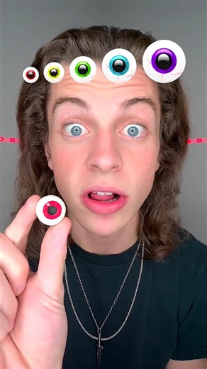 Small, Big, Giant Gummy Eyeball!? #shorts 😆😆😆😈🔥 #7526