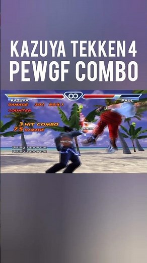 Kazuya Pewgf Combo In Tekken 4