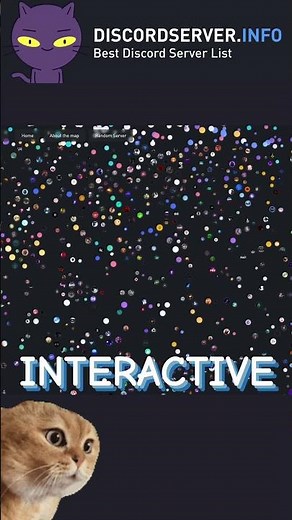 Discover new Discord servers with an interactive map