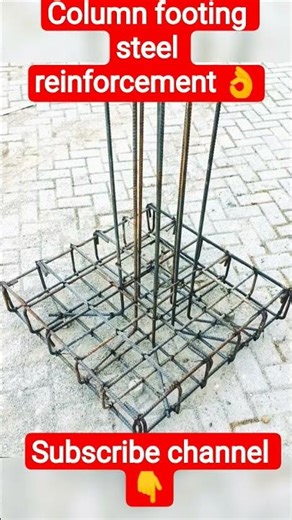 footing and columns steel reinforcement|| perfect work of steel reinforcement