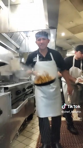 Professional Cooking Techniques in a Commercial Kitchen