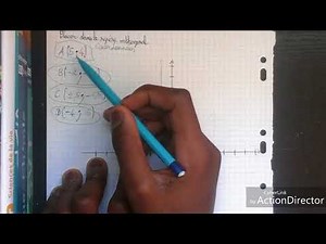 Mathématiques : Placer un point dans un repère orthogonal
