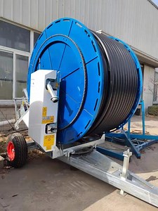 [Hot Item] Big Farm Using Double Sprinklers Big Gun Hose Reel Irrigator
