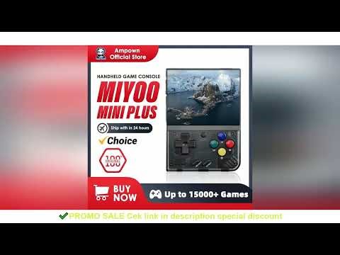 MIYOO Mini Plus Portable Retro Handheld Game Console V2 Mini+ IPS Screen Classic Video Game Console