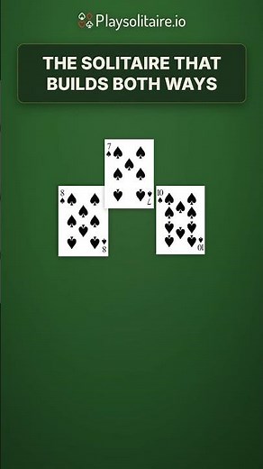 The Solitaire That Builds Both Ways