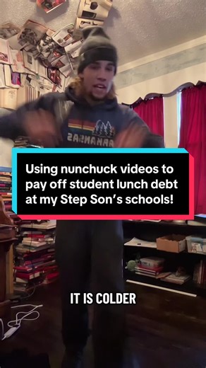 I’m using nunchuck videos to pay off student lunch debt at my Step Son‘s school district! If you would like to help, go under my profile and book yourself a personal nunchuck video for any occasion and your cameo will go on top of the goal! If not simply hit all the buttons while you’re here and leave me a positive comment if you have one! Thank you so much for being here and helping me make community projects like this possible - #Stay #Nunchucks #Lunch #Debt #HelpingOthers
