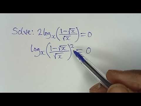 Simplified Logarithmic Equation || Improve Your Algebra Skills