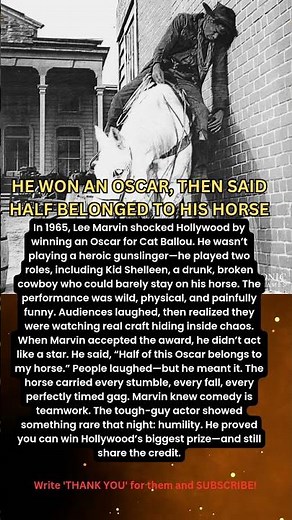 Lee Marvin Won an Oscar… Then Gave Half to His Horse | True Story