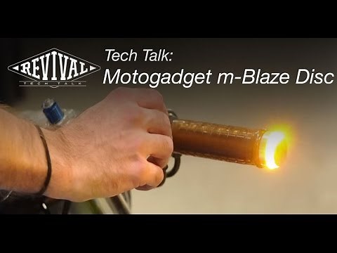 Motogadget m-Blaze Disc Turn Signals - Revival Cycles Tech Talk