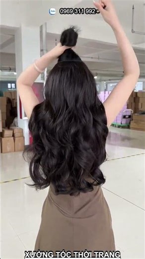 Tóc giả kẹp phím chữ U xoăn dài quyến rũ