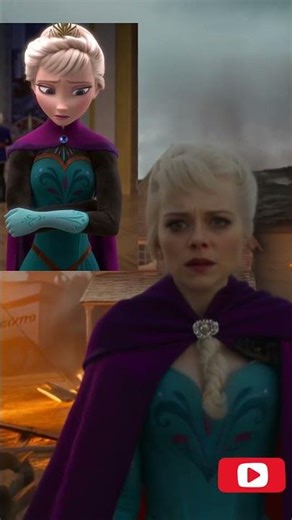 Real VS Ai #frozen #lifeisbutadream #elsa #disney