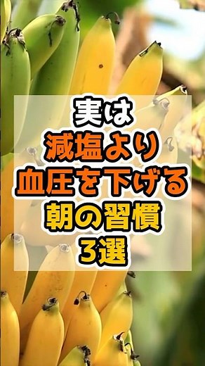 【高血圧対策】実は減塩より血圧がスッと下がる朝の習慣3選 #健康 #予防 #血圧を下げる