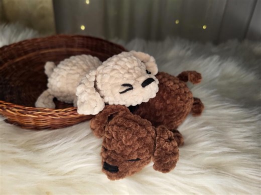 No-sew Sleepy Puppy Crochet Pattern | Amigurumi Dog | PDF Download - Etsy