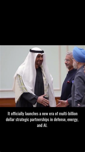 The India-UAE "Vision 2032" Summit