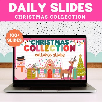 Christmas Google Slides   Powerpoint Slides | Editable