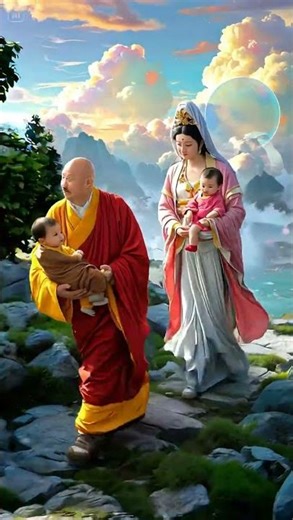 送子观音 #报喜了报喜了我家刚刚出生的小宝宝 #送子观音#男宝#女宝