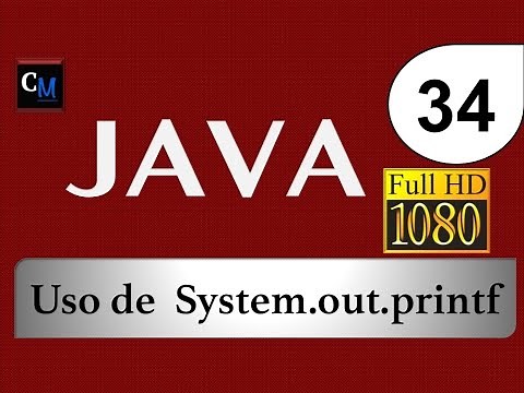 Curso de Java [Tutorial Java Básico] - 34. System.out.printf
