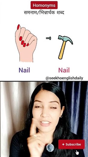Same Word, Different Meaning🤯|Homonyms in English #shortsfeed #english #words #learning #online #esl