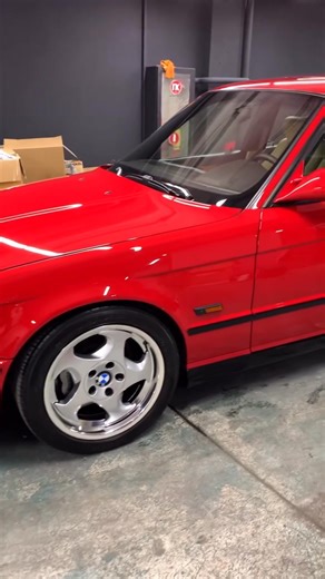 BMW M5 E34 – Red Perfection! Like New After All These Years ❤️✨ | 80s 90s Cars Club