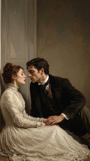 A Love Story Frozen in Time ❤️✨ Victorian Romance Art #Shorts