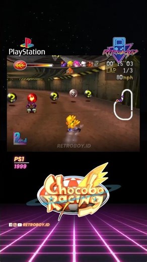 Chocobo Racing (PS1) - Gameplay