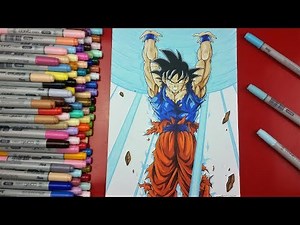 Drawing Goku - Spirit Bomb | TolgArt