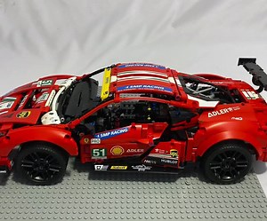 24K views · 703 reactions | Watch the LEGO Technic Ferrari 488 GTE “AF Corse #51” build itself! Purchase this set: https://amzn.to/3fC3bfX (affiliate) | Beyond the Brick | Facebook