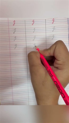 Capital cursive letter “J” #learnwithharpreet #alphabet #capitalcursive #cursive #trending #share