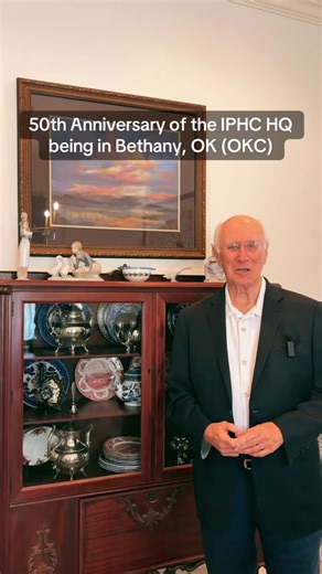 Bishop Doug Beacham invites you to join us Tuesday night, October 14, 2025, as the International Pentecostal Holiness Church commemorates the 50th anniversary of our denominational offices moving to Oklahoma. This special service begins at 7 PM in the Minchew Auditorium, followed by a reception in the General Church Offices. Bishop Beacham warmly welcomes all former and current employees, as well as anyone who shares in the IPHC story, to be part of this evening of celebration and reflection. 📍
