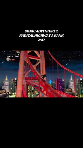 Sonic Adventure 2 Radical Highway A Rank Guide