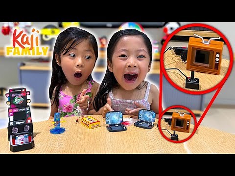 Emma and Kate Play World's Smallest Video Games!