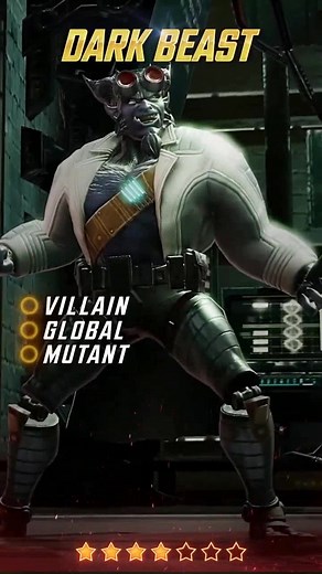 Meet Dark Beast - The Sinister Shadow of Hank McCoy | Marvel Strike Force