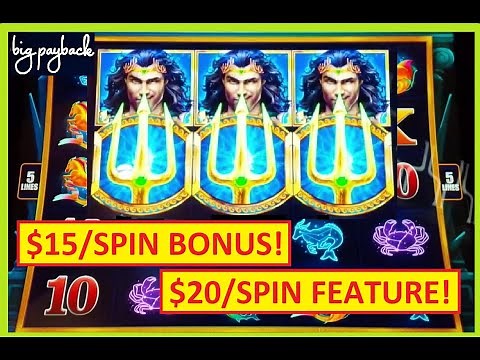 $20/SPIN FEATURE! Power Link Neptune Slot - Free Spins Bonus!