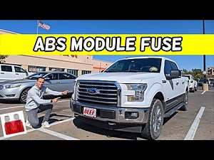 FORD F150 ABS MODULE FUSE LOCATION REPLACEMENT F 150 ABS LIGHT ON 2015 2016 2017