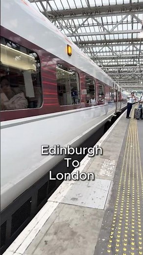 Scenic Train Journey: Edinburgh to London in 30 Seconds! 🇬🇧 #shorts