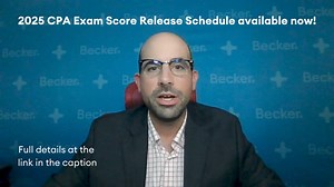 The 2025 score release schedule for CPA Exams has been announced! What do you think of the changes coming next year? Find more info and the full score release schedule at https://rebrand.ly/3cz5rqa #CPAexam #AICPA #NASBA #CPA #futureCPA #accounting | Becker Accounting