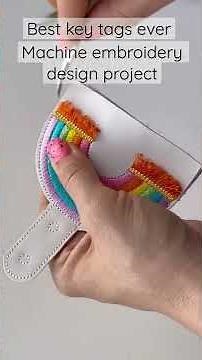 How To Make Key Tags with Artapli Embroidery Designs 😍 This Is a Must Have, So Beautiful In Person