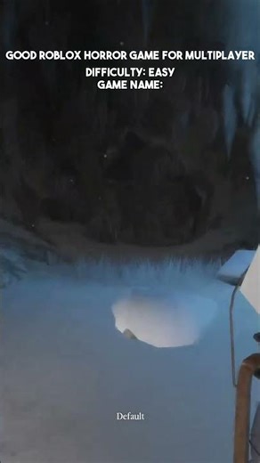 Fun Roblox horror game