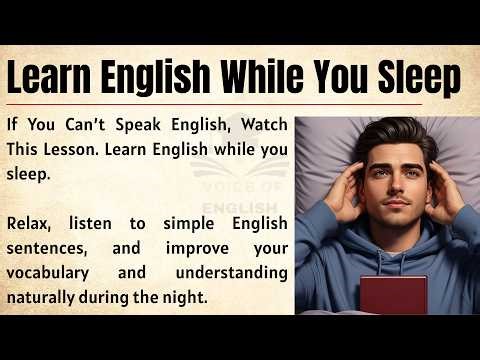 Learn English While You Sleep | Night Listening Practice for Fluency | Sleep & Learn English